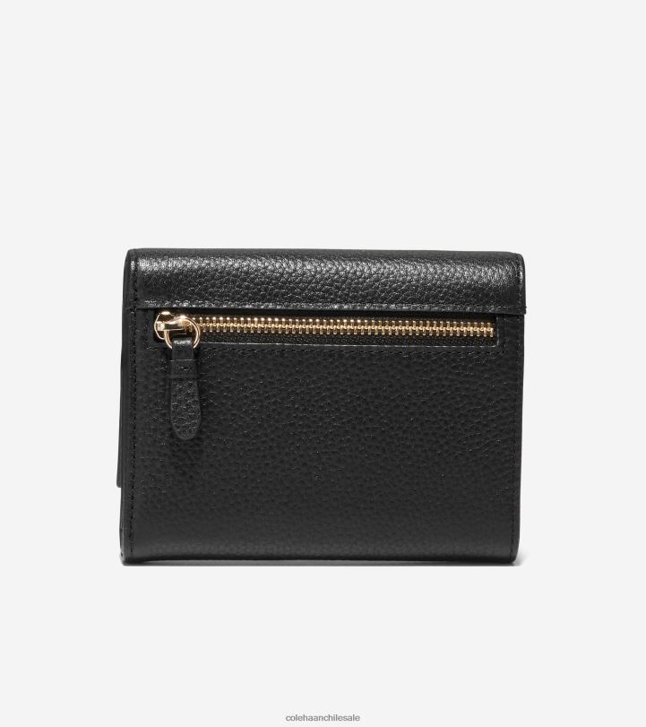 Cole Haan cartera triple de inwood negro B8D8B490 mujer accesorios