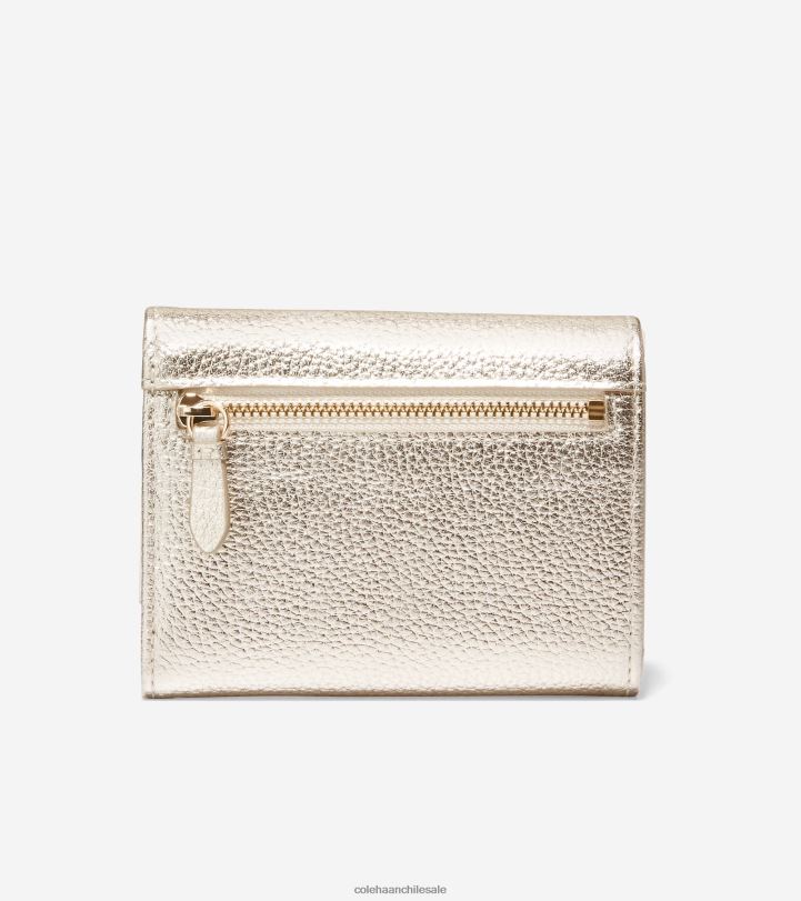 Cole Haan cartera triple de inwood oro B8D8B489 mujer accesorios