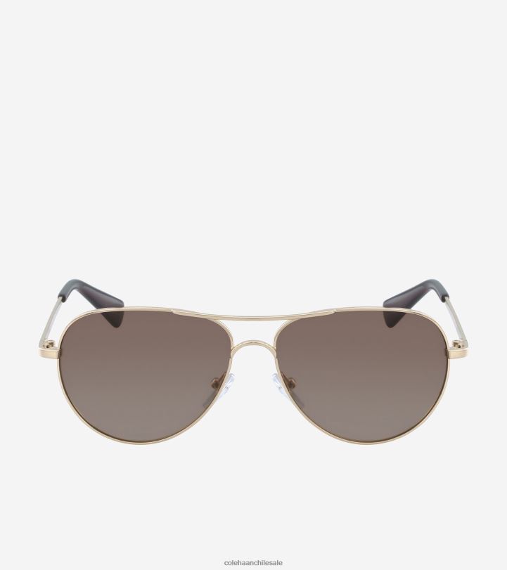 Cole Haan gafas de sol de aviador clásicas oro B8D8B528 mujer accesorios