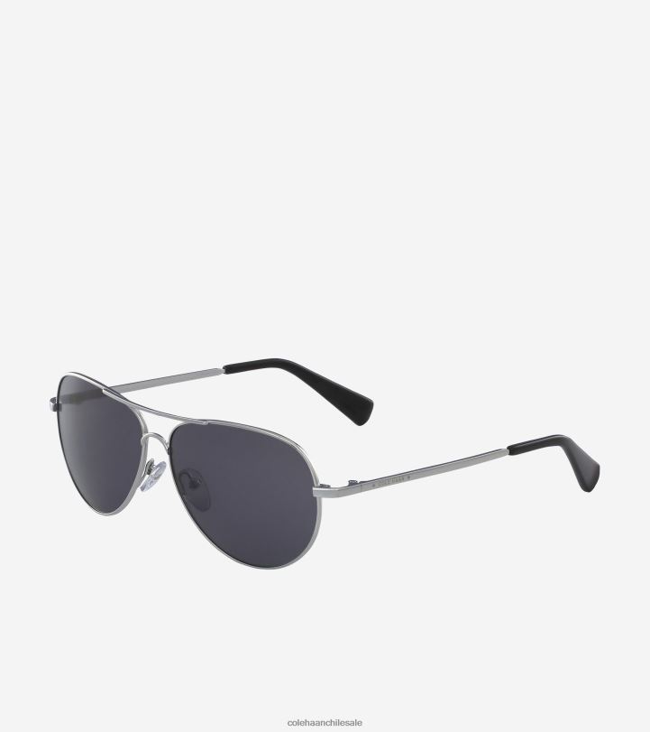 Cole Haan gafas de sol de aviador clásicas plata B8D8B529 mujer accesorios