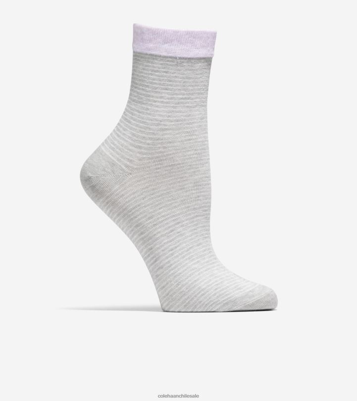 Cole Haan 2 pares de calcetines cortos con rayas gris B8D8B526 mujer accesorios