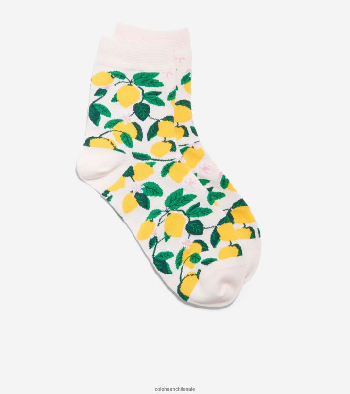 Cole Haan calcetines cortos con estampado de limones Rosa claro B8D8B525 mujer accesorios