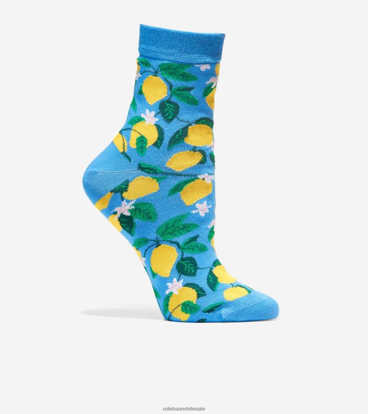 Cole Haan calcetines cortos con estampado de limones azul B8D8B524 mujer accesorios