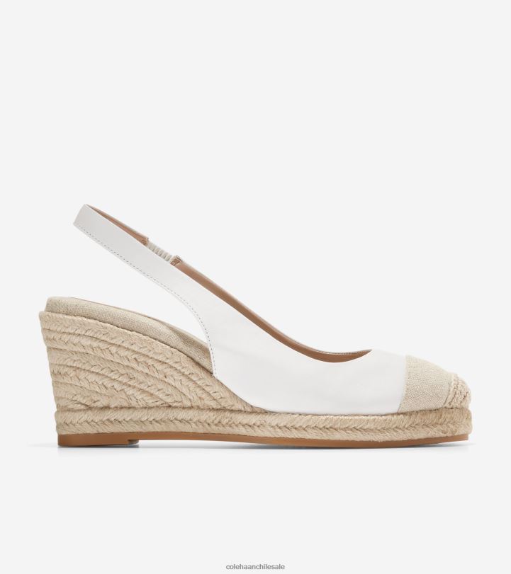Cole Haan alpargata cloudfeel cuña slingback blanco natural B8D8B33 mujer calzado