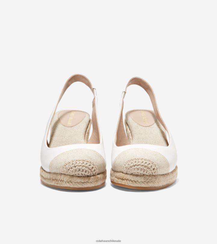 Cole Haan alpargata cloudfeel cuña slingback blanco natural B8D8B33 mujer calzado