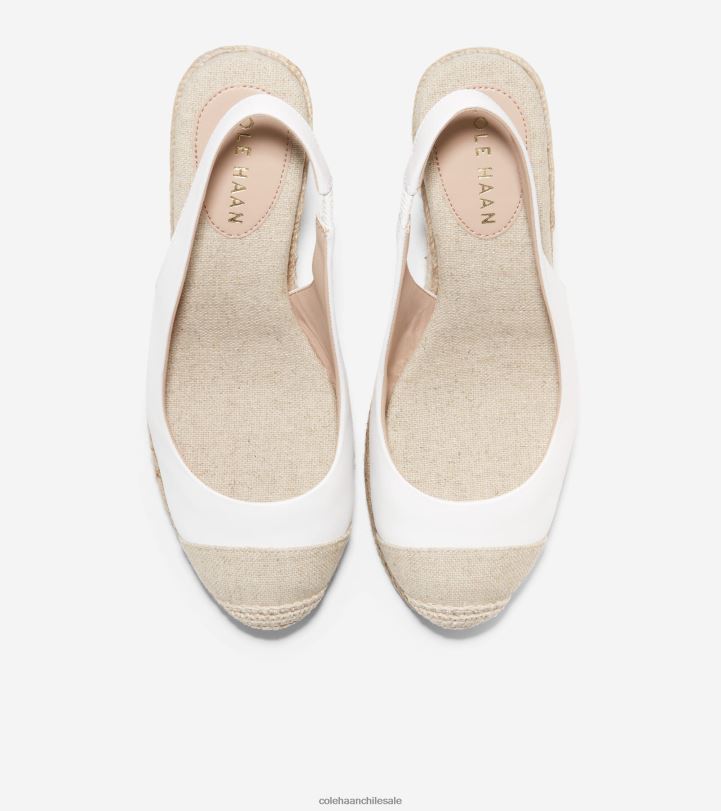 Cole Haan alpargata cloudfeel cuña slingback blanco natural B8D8B33 mujer calzado