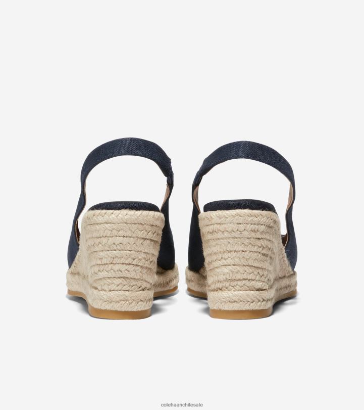 Cole Haan alpargata cloudfeel cuña slingback chaqueta azul marino B8D8B35 mujer calzado
