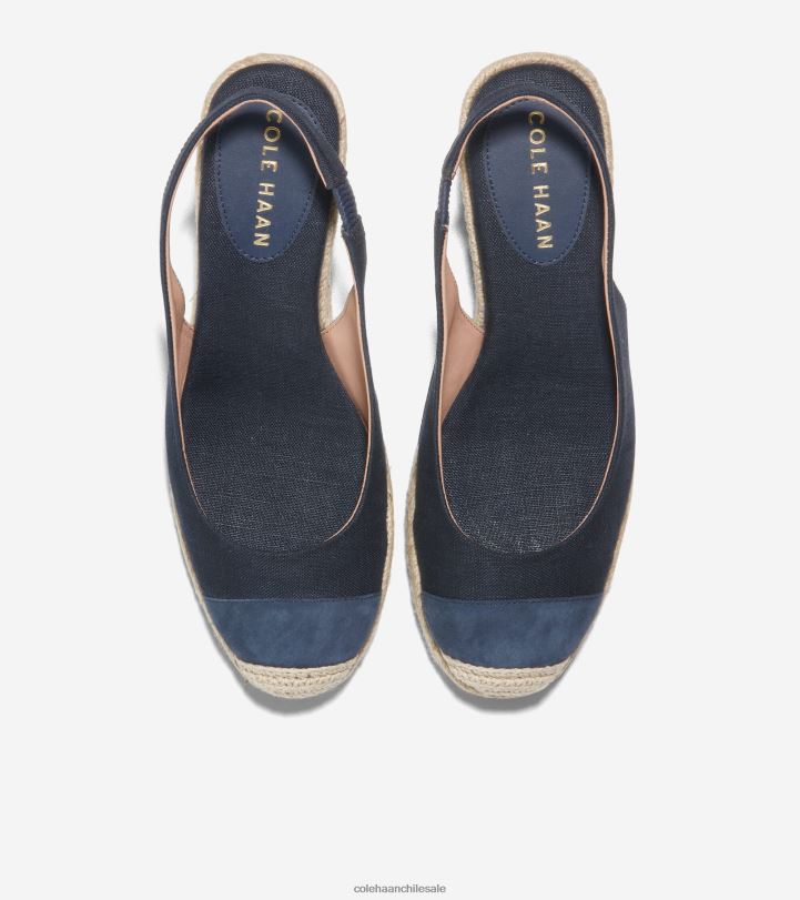 Cole Haan alpargata cloudfeel cuña slingback chaqueta azul marino B8D8B35 mujer calzado