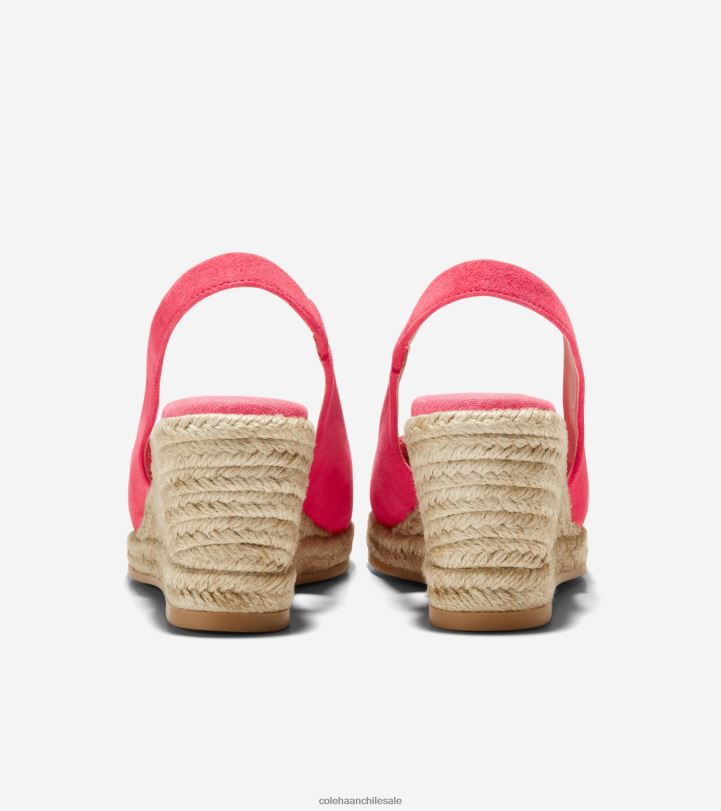 Cole Haan alpargata cloudfeel cuña slingback gamuza de geranio B8D8B31 mujer calzado