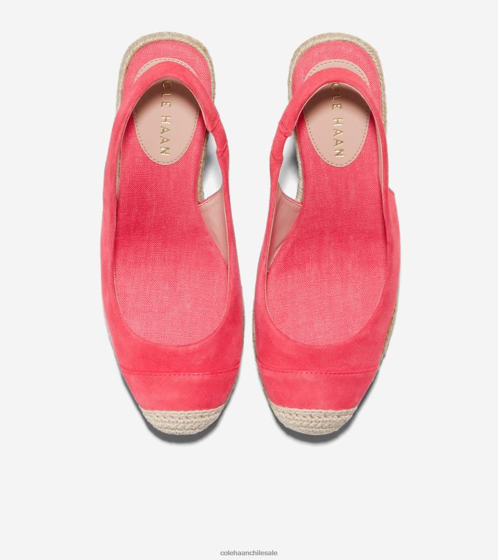 Cole Haan alpargata cloudfeel cuña slingback gamuza de geranio B8D8B31 mujer calzado