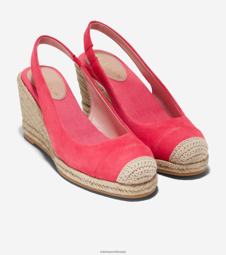Cole Haan alpargata cloudfeel cuña slingback gamuza de geranio B8D8B31 mujer calzado