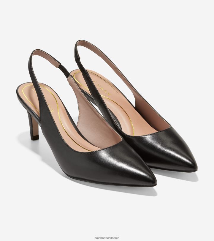 Cole Haan bomba con correa trasera vandam negro B8D8B152 mujer calzado