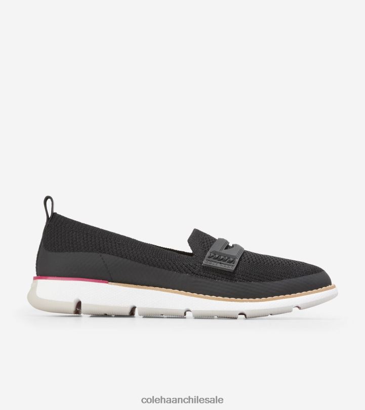 Cole Haan 4. mocasín zerogrand puntada negra-baya brillante B8D8B136 mujer calzado