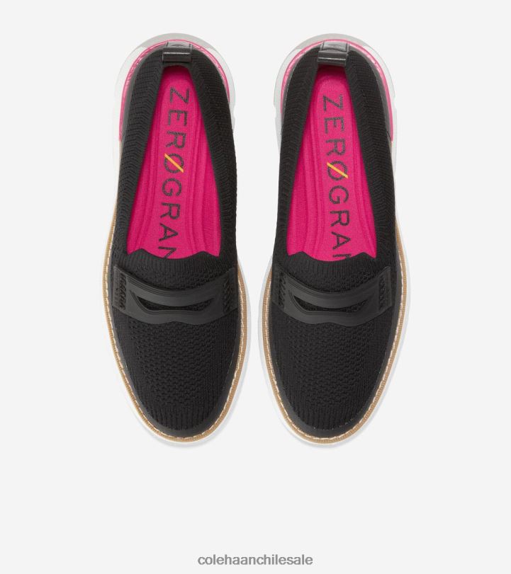 Cole Haan 4. mocasín zerogrand puntada negra-baya brillante B8D8B136 mujer calzado