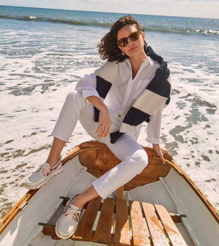 Cole Haan 4.zapato náutico de regata zerogrand marfil-agua-de-rosa-metálico-rosa-nube B8D8B18 mujer calzado