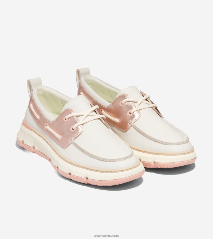 Cole Haan 4.zapato náutico de regata zerogrand marfil-agua-de-rosa-metálico-rosa-nube B8D8B18 mujer calzado