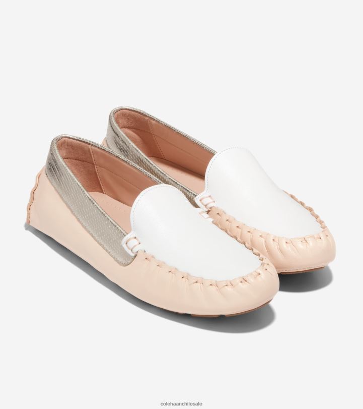 Cole Haan conductor de evelyn bronceado-metálico-marfil B8D8B65 mujer calzado