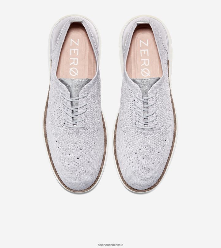 Cole Haan 4.zerogrand oxford microchip-plata-blanco stitchlite B8D8B103 mujer calzado