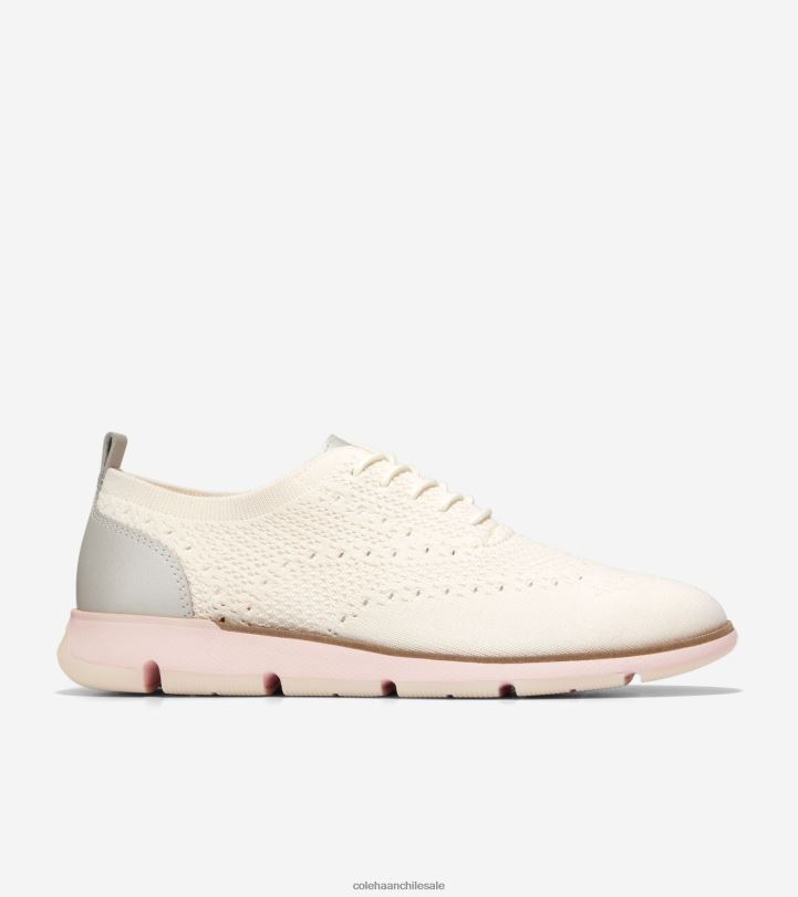 Cole Haan 4.zerogrand oxford punto marfil-peonía plateada stitchlite B8D8B105 mujer calzado