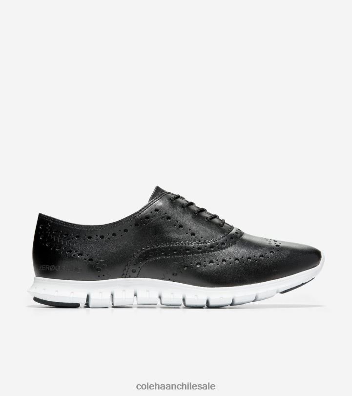 Cole Haan Oxford de punta de ala zerogrand cuero negro B8D8B156 mujer calzado
