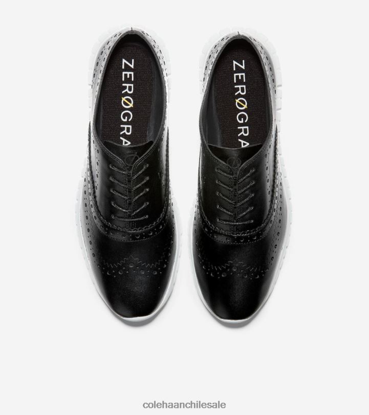 Cole Haan Oxford de punta de ala zerogrand cuero negro B8D8B156 mujer calzado