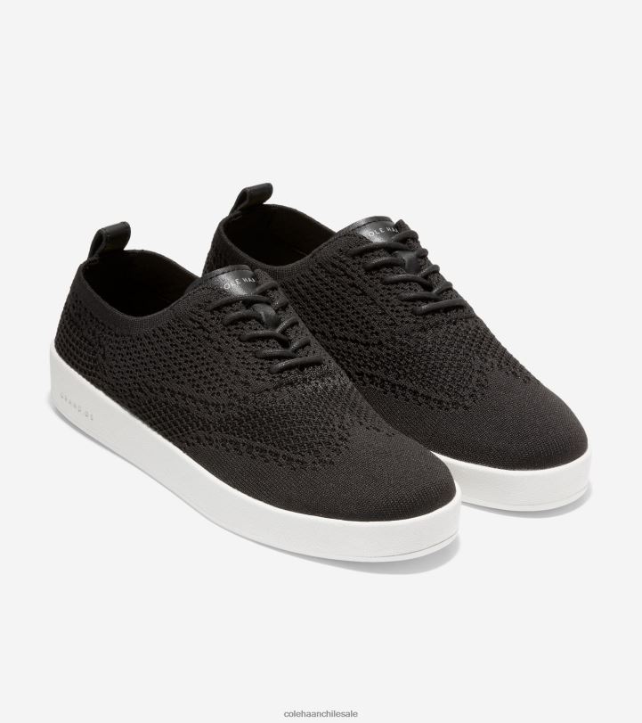 Cole Haan contendiente grandpro oxford negro-blanco óptico B8D8B176 mujer calzado