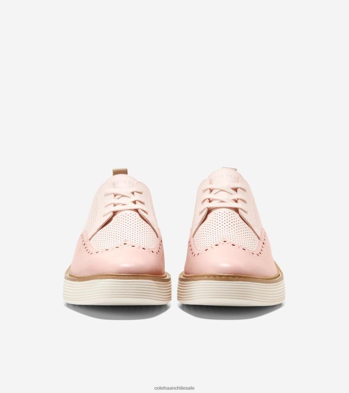 Cole Haan oxford de punta de ala de plataforma grande original agua de rosas-rosa humo-marfil B8D8B168 mujer calzado