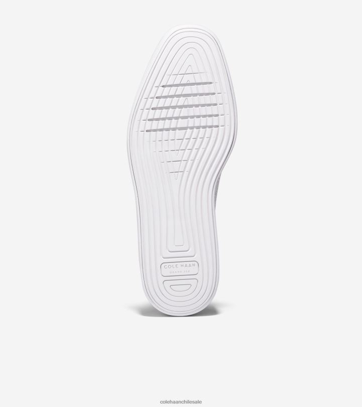 Cole Haan oxford de punta de ala de plataforma grande original blanco óptico-plata metalizada stitchlite-nimbus nube B8D8B215 mujer calzado