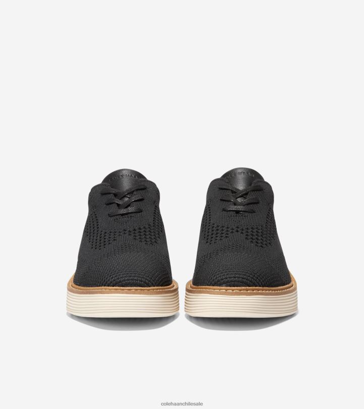 Cole Haan oxford de punta de ala de plataforma grande original negro stitchlite-marfil B8D8B216 mujer calzado