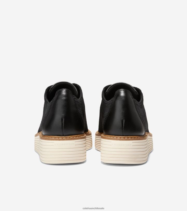 Cole Haan oxford de punta de ala de plataforma grande original negro stitchlite-marfil B8D8B216 mujer calzado