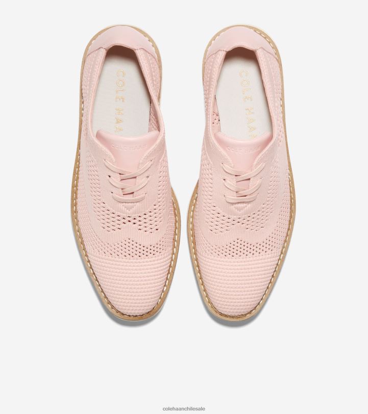Cole Haan oxford de punta de ala de plataforma grande original rosa humo stitchlite-marfil B8D8B217 mujer calzado