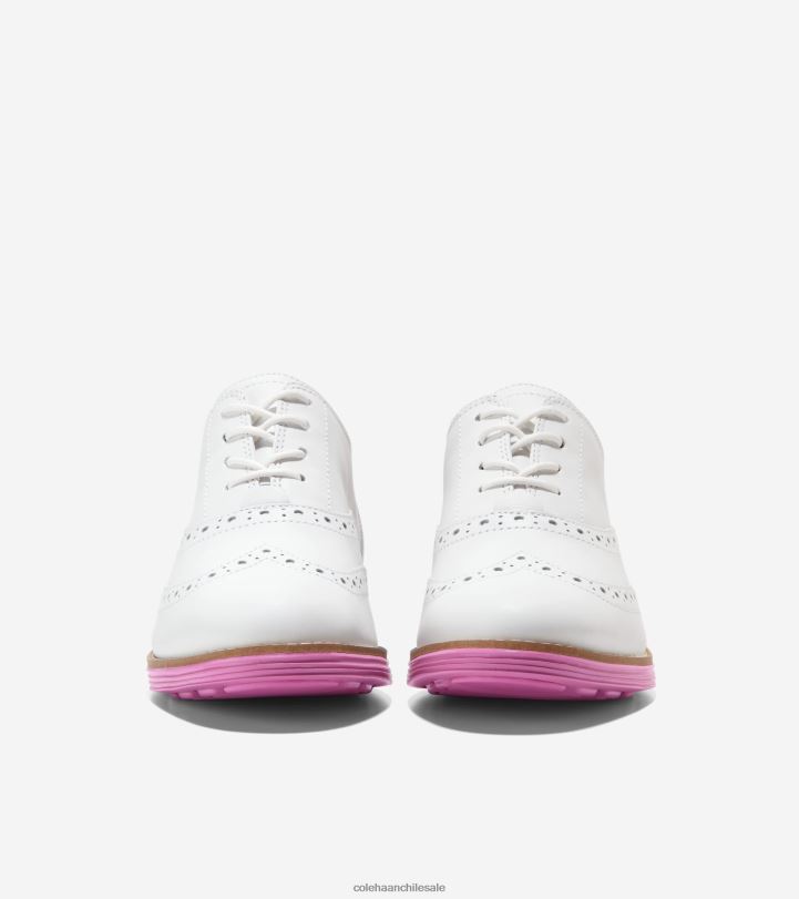 Cole Haan oxford de punta de ala grande original ciclamen blanco óptico B8D8B233 mujer calzado