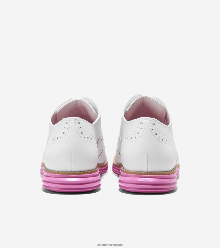 Cole Haan oxford de punta de ala grande original ciclamen blanco óptico B8D8B233 mujer calzado