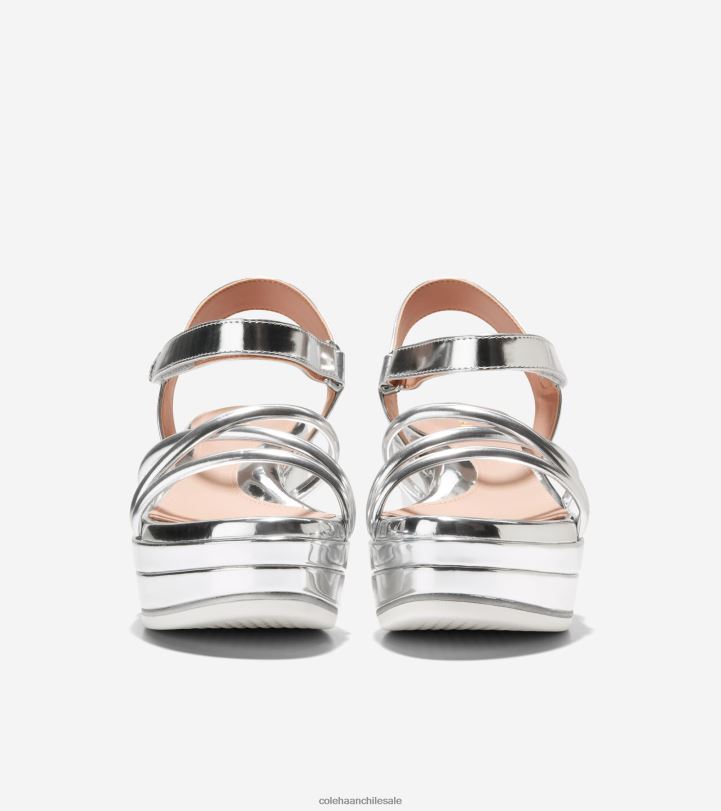 Cole Haan cuña de plataforma plana de gran ambición addison espejo de plata B8D8B116 mujer calzado