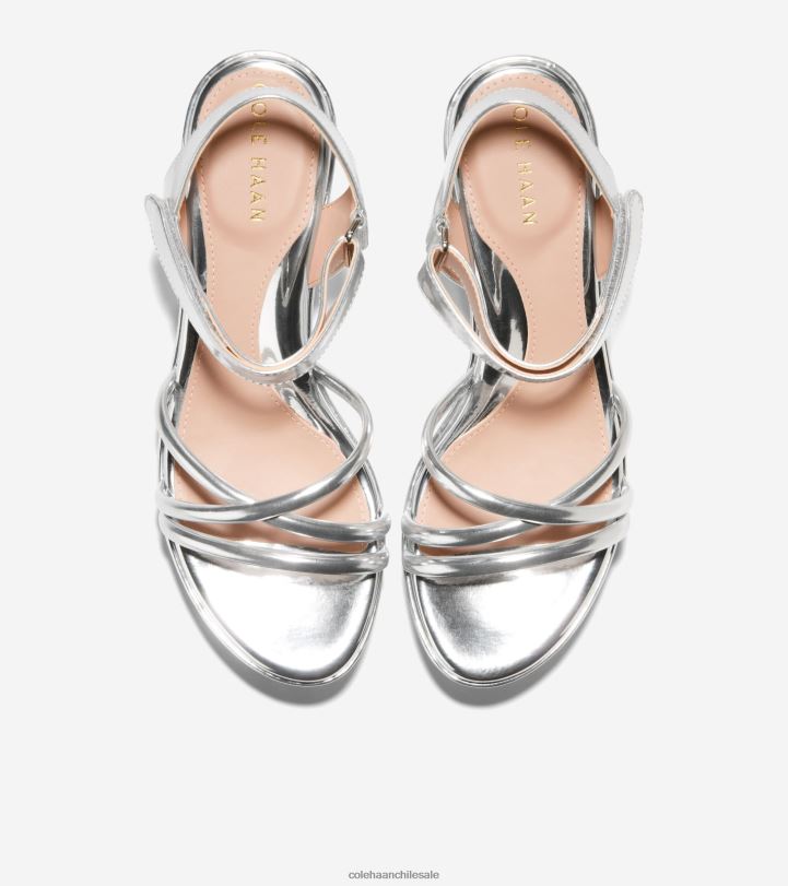 Cole Haan cuña de plataforma plana de gran ambición addison espejo de plata B8D8B116 mujer calzado