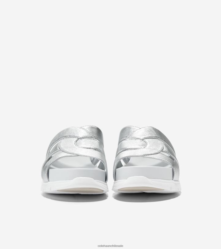 Cole Haan diapositiva ranurada zerogrand talca de plata B8D8B195 mujer calzado