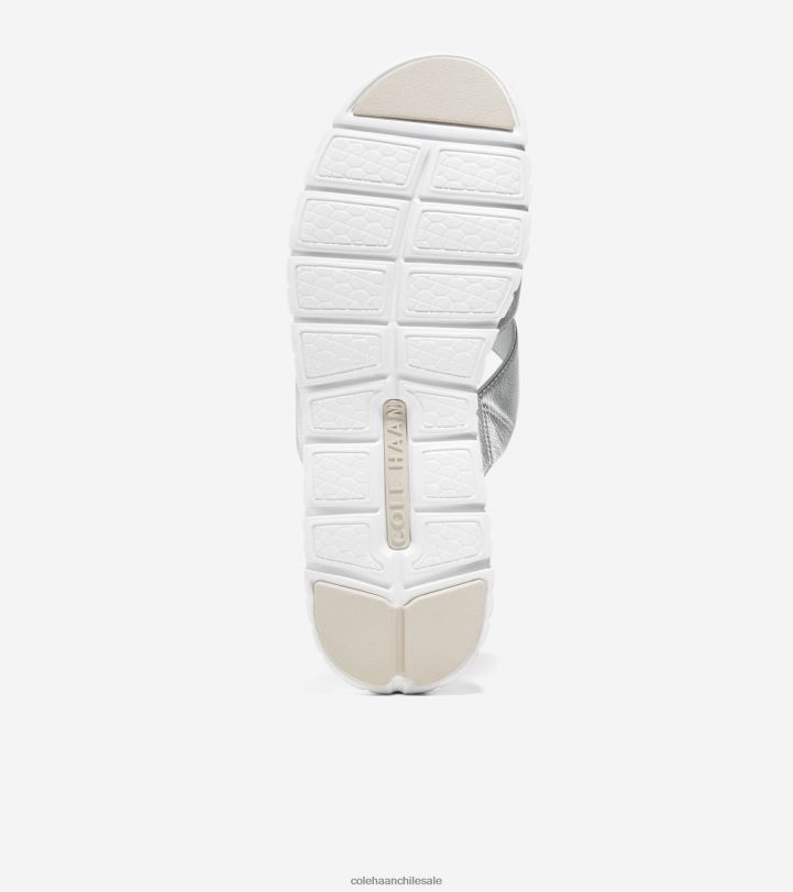 Cole Haan diapositiva ranurada zerogrand talca de plata B8D8B195 mujer calzado