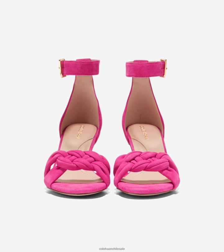 Cole Haan sandalia adella trenzada ante rosa milenrama B8D8B183 mujer calzado