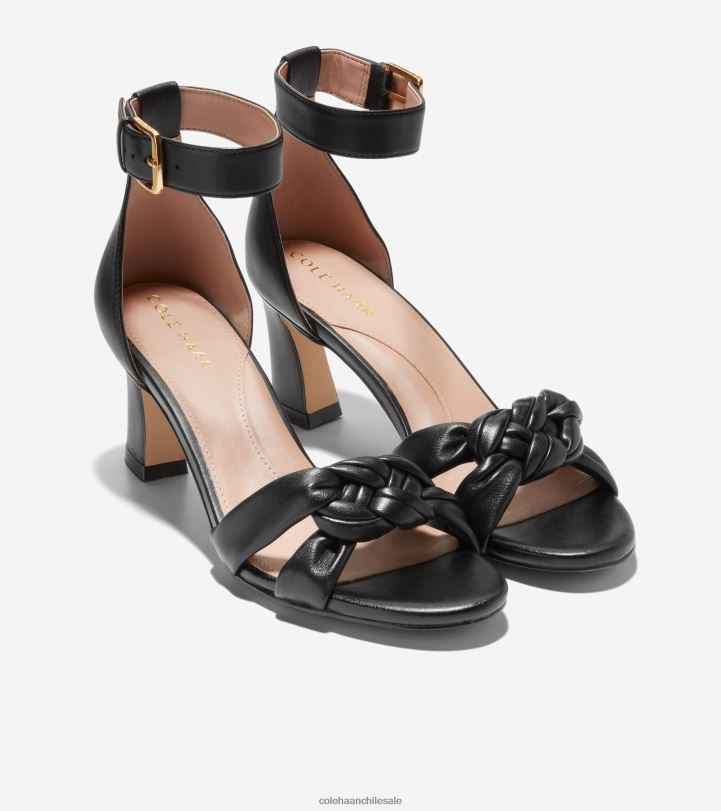 Cole Haan sandalia adella trenzada cuero negro B8D8B182 mujer calzado