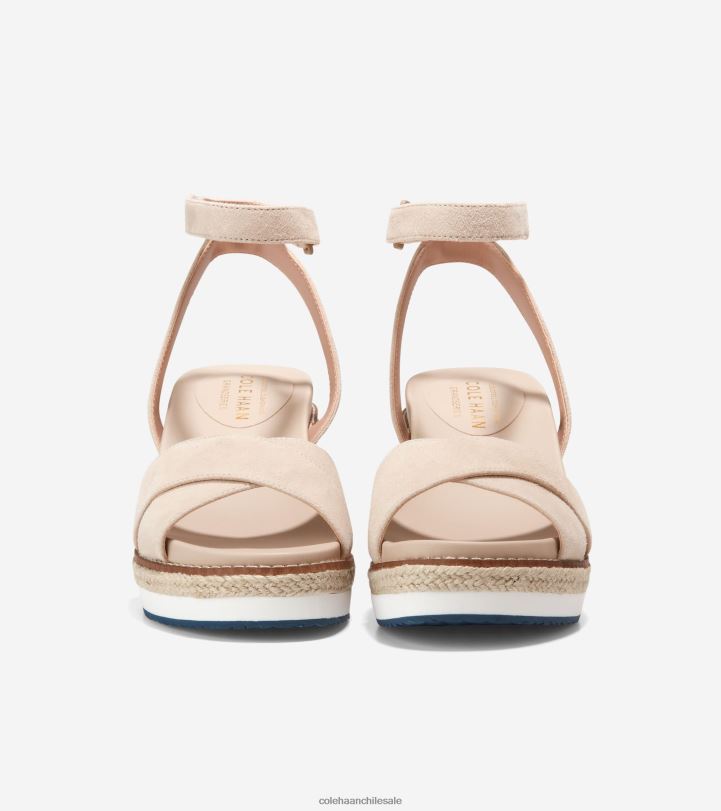 Cole Haan sandalia con cuña tipo alpargata cloudfeel gamuza de sésamo B8D8B29 mujer calzado