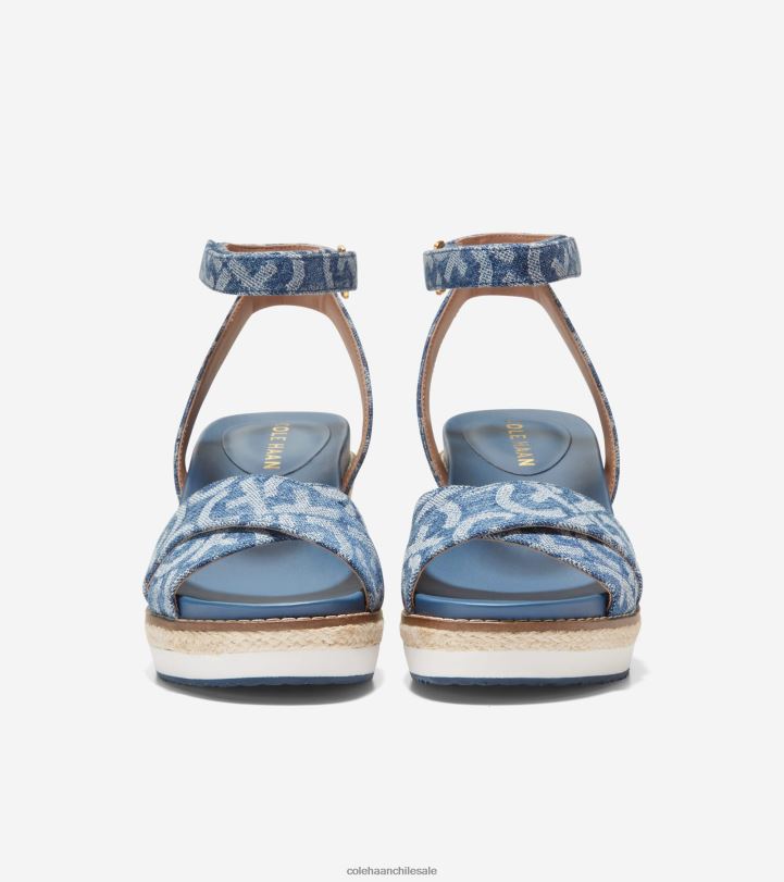 Cole Haan sandalia con cuña tipo alpargata cloudfeel jacquard de mezclilla B8D8B27 mujer calzado
