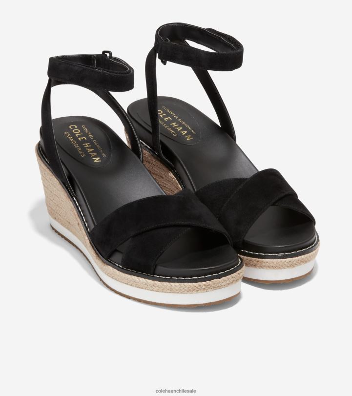 Cole Haan sandalia con cuña tipo alpargata cloudfeel negro B8D8B30 mujer calzado
