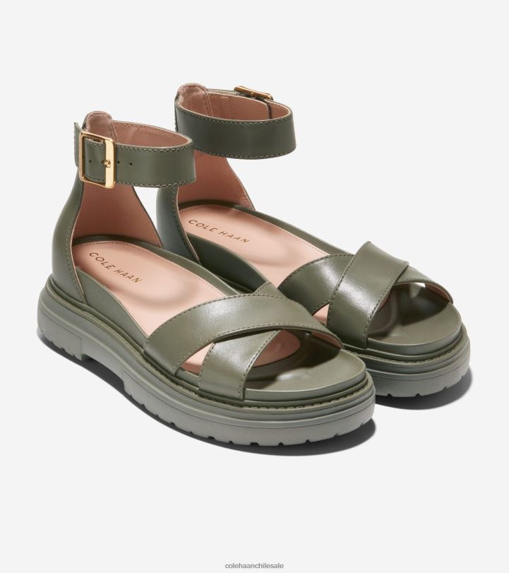 Cole Haan sandalia fraya hoja de té B8D8B6 mujer calzado