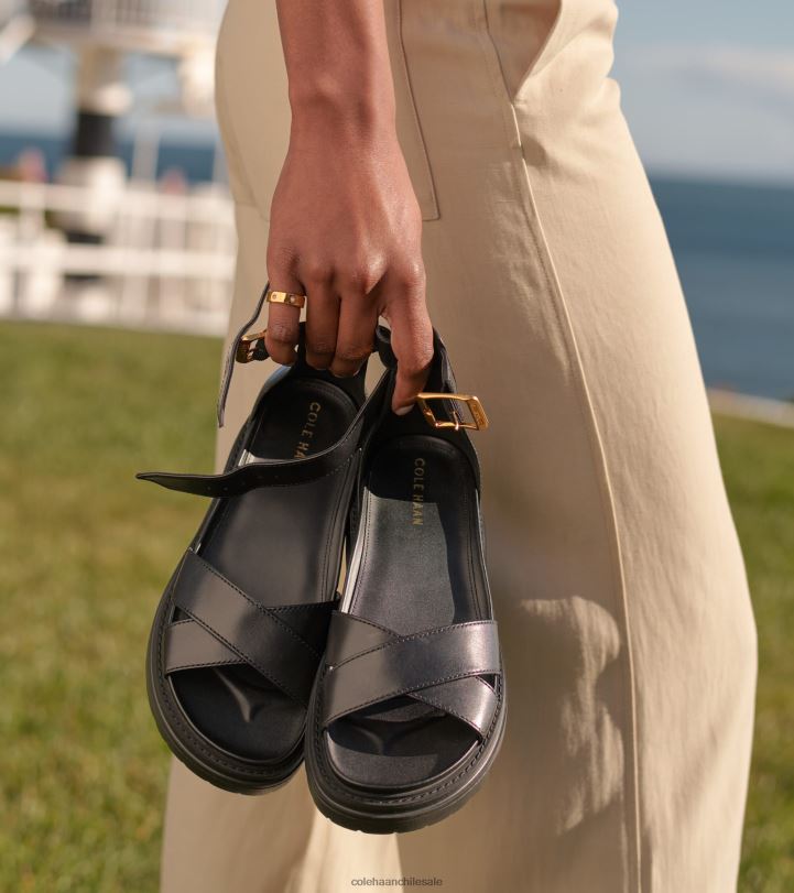 Cole Haan sandalia fraya negro B8D8B5 mujer calzado