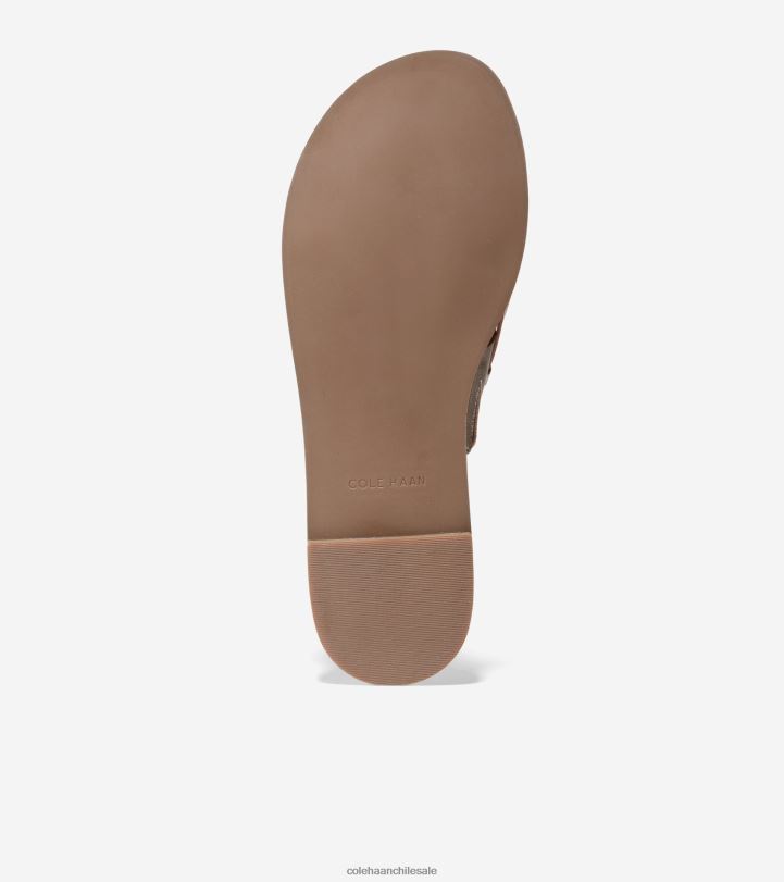 Cole Haan sandalia plana flynn miel de oro suave B8D8B81 mujer calzado