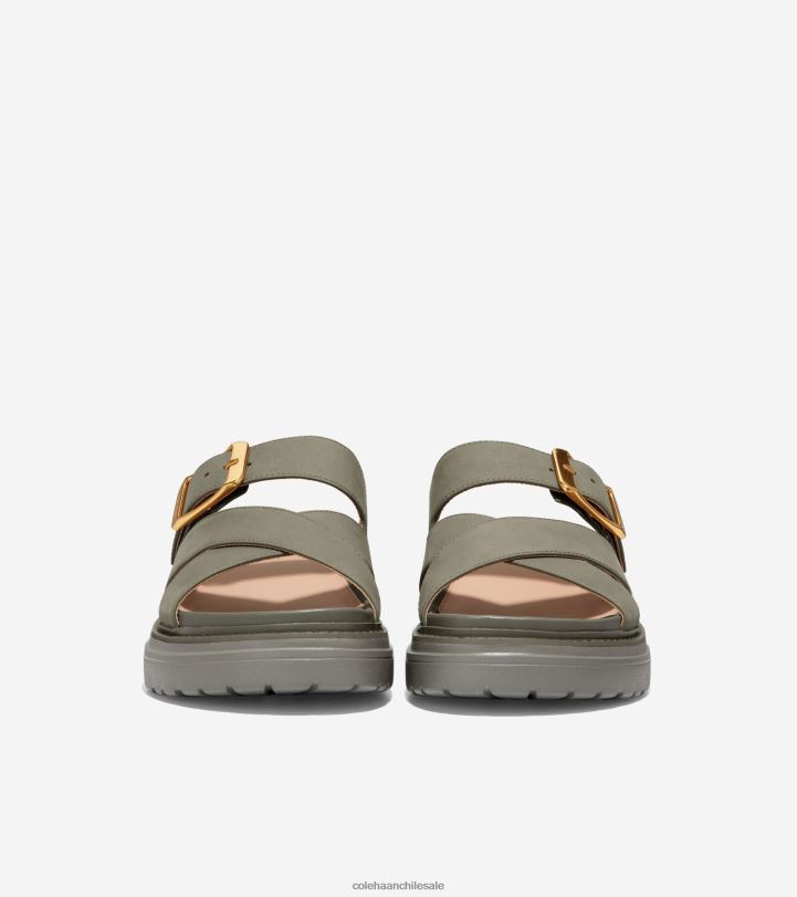 Cole Haan sandalia tipo chanclas fraya nubuck hoja de té B8D8B1 mujer calzado