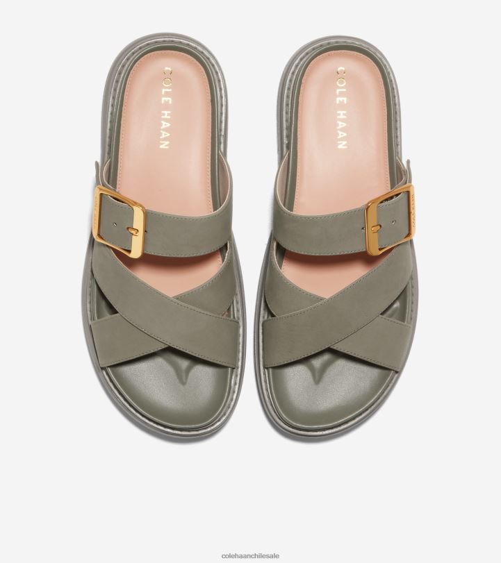 Cole Haan sandalia tipo chanclas fraya nubuck hoja de té B8D8B1 mujer calzado