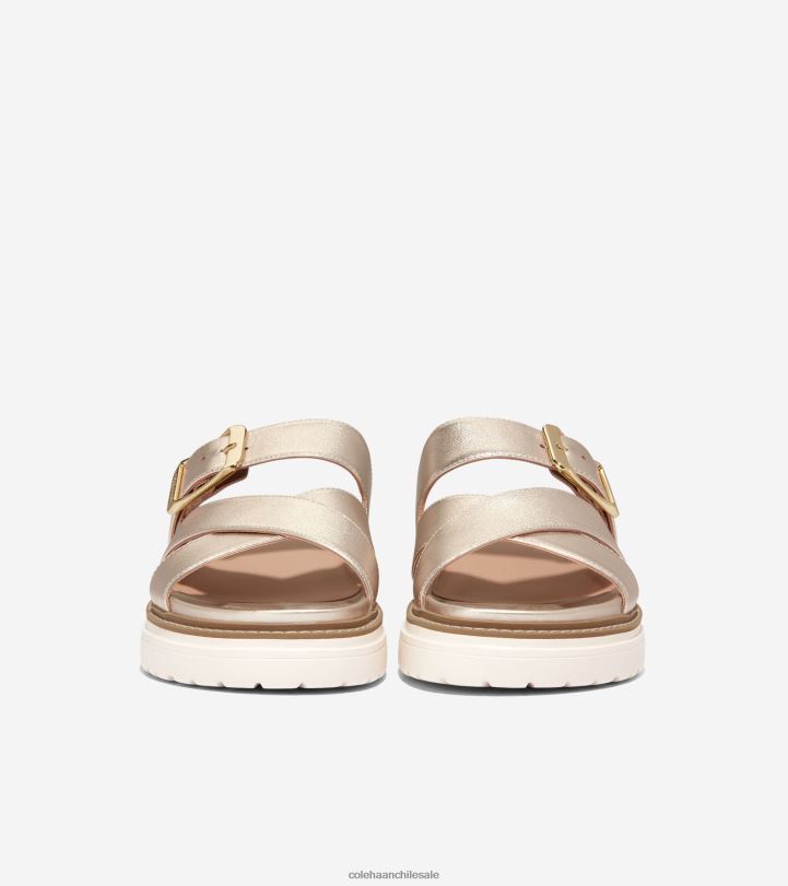 Cole Haan sandalia tipo chanclas fraya oro suave B8D8B3 mujer calzado