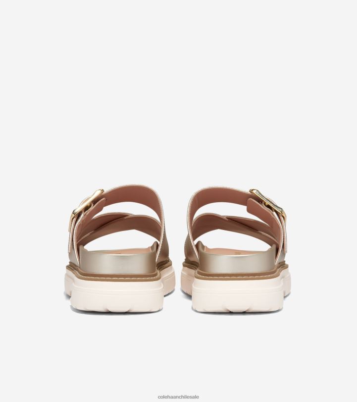 Cole Haan sandalia tipo chanclas fraya oro suave B8D8B3 mujer calzado