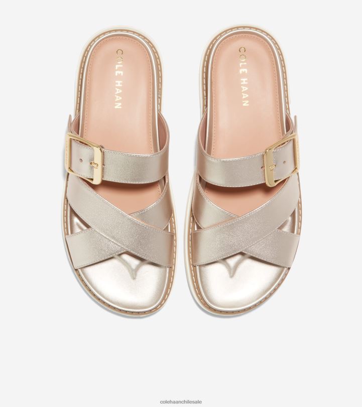 Cole Haan sandalia tipo chanclas fraya oro suave B8D8B3 mujer calzado